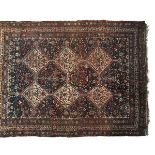 A Khamseh rug, Fars, south west Persia, early 20th century, 202x280cm