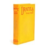 Stoker, Bram, 'Dracula', New York: Grosset & Dunlap, bound in yellow cloth with red embossed title