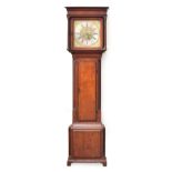 A George III oak longcase clock by Thomas Read of Tarporley, the silvered dial 30.5cm diameter, with