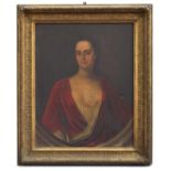 Portrait of Lousia Norris, the sister of Harriott Douglas, half length, oil on canvas, 76 x 59cm