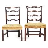 A further two Georgian dining chairs of similar design