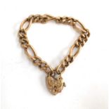 A 9ct gold watch chain (needs end link) together with 9ct gold fine chain, 36.6g