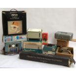 A mixed lot of vintage appliances to include Pifco Boutique Hood Hairdryer, Adjustable Floor Stand