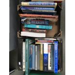 Aviation interest: two boxes of over 30 books on military aircraft
