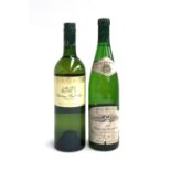 Chateau Bel Air Perponcher Blanc 2003 (high fill); Willi Ebermatt Piesporter Michelsberg Riesling (