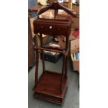 A modern gents dressing stand, with drawers