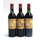 Chateau Ducru-Beaucaillou 1975 Saint-Julien Medoc (into neck); 1967 (top shoulder); 1957 (top