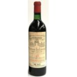 Chateau La Lagune 1966 Haut Medoc (in neck) 1 x 75cl bottle