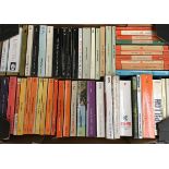 A large box of mostly Penguin paperback editions, to include P.G Wodehouse, Austin, Wilde,