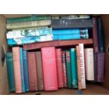 A mixed box of books, to include Laurens van der Post; Anthony Trollope; Tolstoy etc