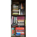 Two boxes of books, to include A.M Wilson; Craig Brown; Orhan Pamek; Elizabeth Gaskell; Jane
