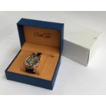 A GaGa 'Rose Gold' watch, 48mm dial, boxed in mint condition