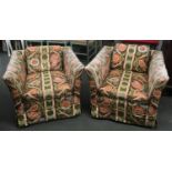 A pair of small armchairs, each 85cmW