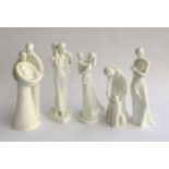 A lot of five Royal Doulton figurines, to include Images: 'Happy Anniversary'; 'Mother and Son'; '