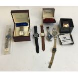 A quantity of gents watches to include Casio, Accurist, Lorus, Weill, Solatime, Gianni Sabatini,
