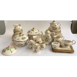 A French K & G Luneville 'Old Strasbourg' pattern ceramic part dinner service, to include tureens,