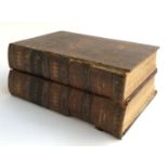 A 19th century family bible in two leather bound volumes