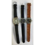 Three watches to include Bacanel and Hamilton
