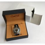 A GaGa 'Manuale' watch, 48mm dial, mint condition in box