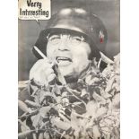 A poster of Laugh-In, Arte Johnson, 'Verry Intrresting', with writing in marker 'but who is W.C