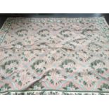 A large handmade Kashmiri wool rug, 243x300cm