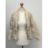A Jeanne Lanvin ladies lambswool jacket, size 6-8