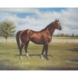 By and after Anthony M Alonso, Northern Dancer, signed in pencil, numbered 23/500, 44x51cm; together