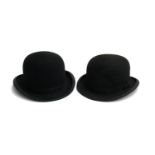 H.H. Bailey, West Street Bridport, 'The Vellum shape 2' black bowler hat, size 7 1/4; together