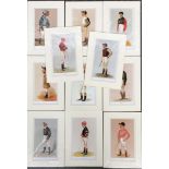 A set of 11 Spy prints, 'A King's Jockey', 'Fred Barrett', 'Mr. Abingdon', 'Johnny Watts', 'Otto