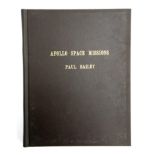 Bailey, Paul, 'Apollo Space Missions', self-published book, hand painted NASA logo frontispiece,