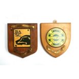 Two trade member shields for The British Field Sports society and The British Association for