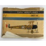 Early Aeroplanes 1907-18, illustrated and described by Roy Cross, oversized hardback, First