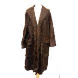 A pony skin ladies coat; together with a fur jacket, approx. size 10