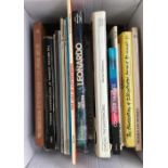 A small box of art interest books, to include Leonardo DaVinci