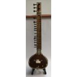 A sitar, in need of some restoration