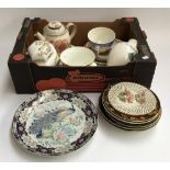 A mixed lot of ceramics to include Limoges, Royal Crown Duchy, Spode, Doulton etc