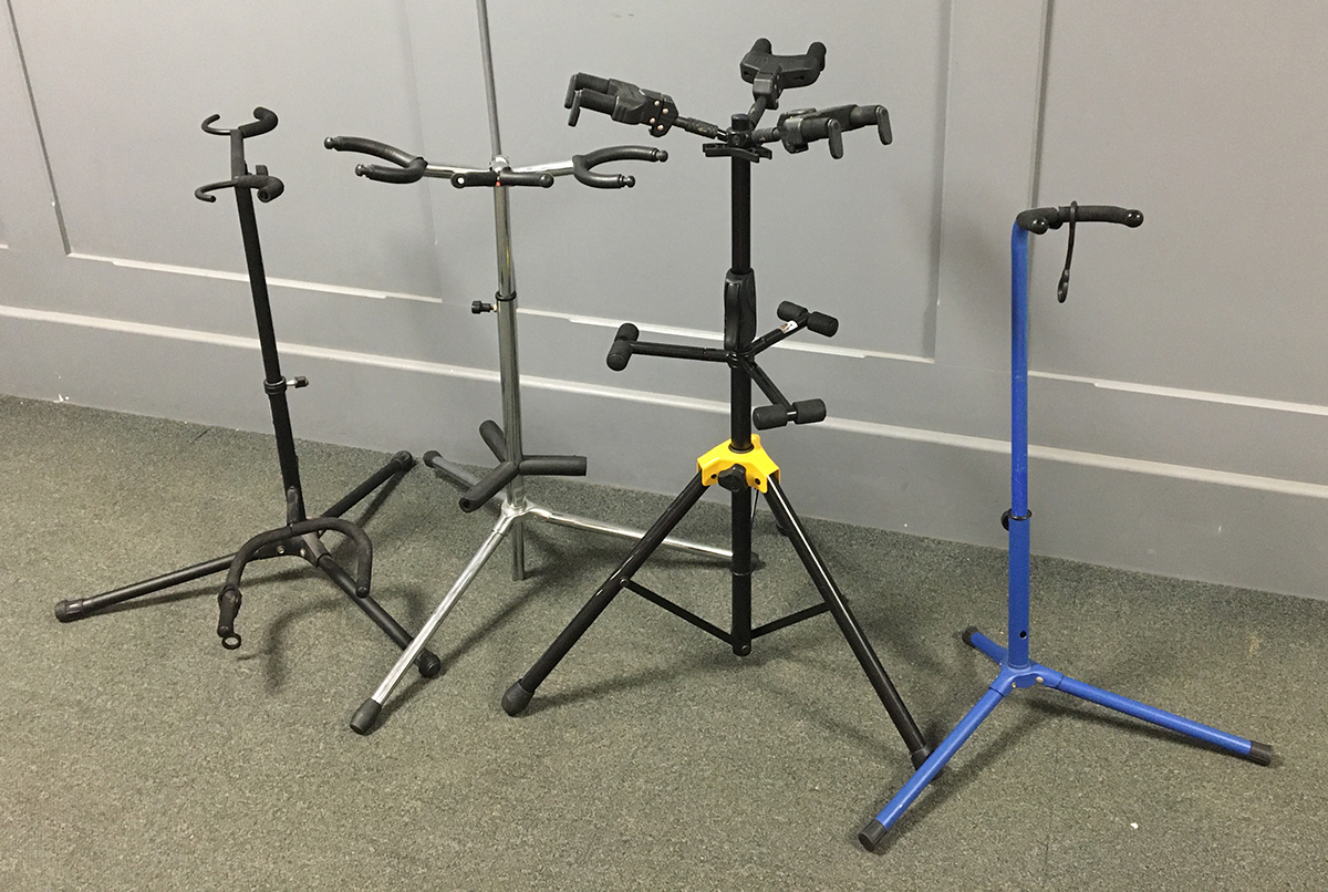 A further set of guitar stands