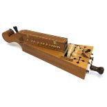 A three string Hurdy Gurdy, the body 56cmL