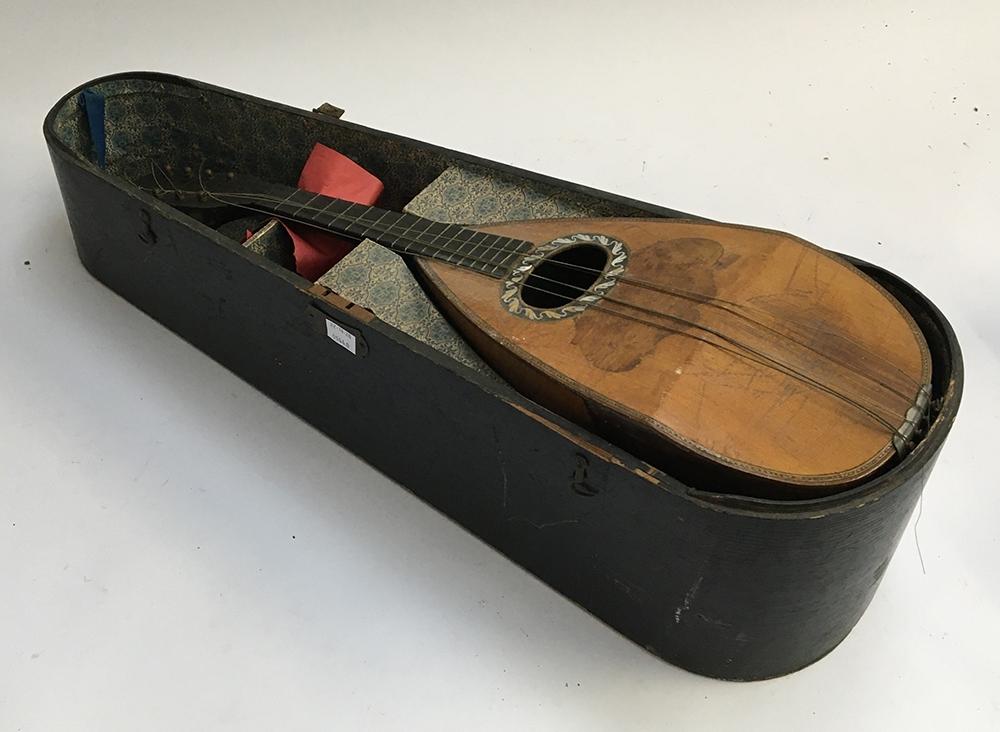 An Italian bowlback mandolin (af)