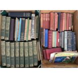 Two mixed boxes of books on various subjects, some scientific, some Victorian literature
