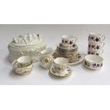 A Paragon 'Michelle' part tea set; together with Royal Albert 'September Song' teawares and a