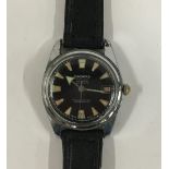 A Pingard Moby Dick diver's watch, 23J, antimagnetic, black dial with date and two tone luminous