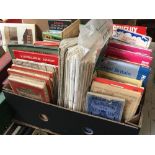 A large mixed box of maps, mostly Ordnance Survey 1" and 1:5000 sheets, some vintage, some