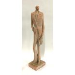 Austin Productions Inc., a terracotta male figure in the 1920's style, signed to the base and