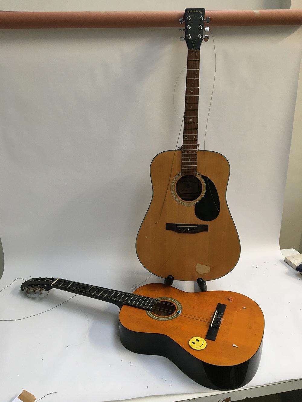 A Sedona acoustic guitar; together with a classical guitar