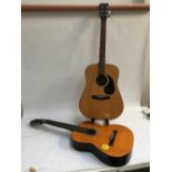 A Sedona acoustic guitar; together with a classical guitar
