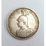A German East Africa 1898 silver Rupie, OBV: GUILELMUS II IMPERATOR, REV: DEUTSCH-OSTAFRIKANISCHE