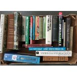 A mixed box of books, mostly botanical interest on the subject of trees and shrubs