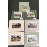 South West interest, a collection of early 20th century prints, to include 'Brent Tor', 14x18cm; '