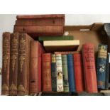 A mixed box of good vintage hardback books